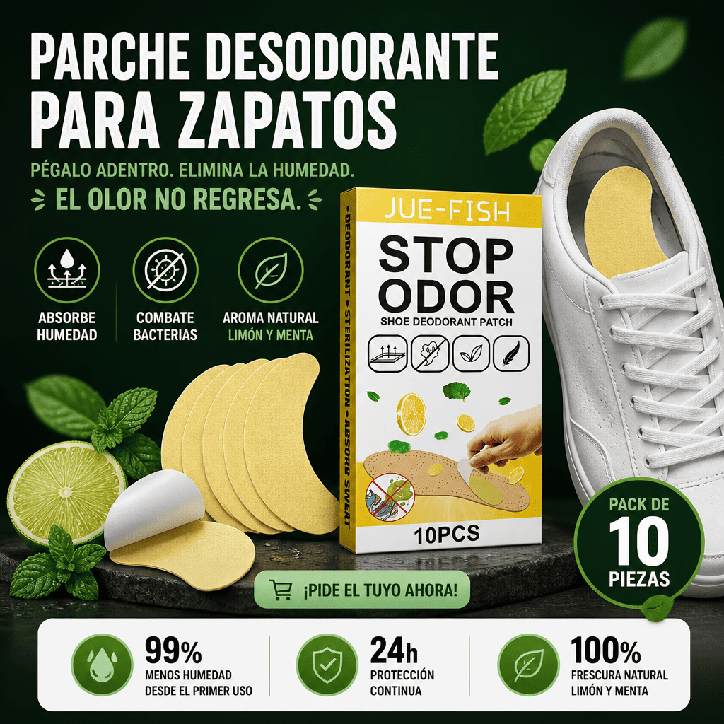 Fresk® | Parches Desodorantes Para Zapatos