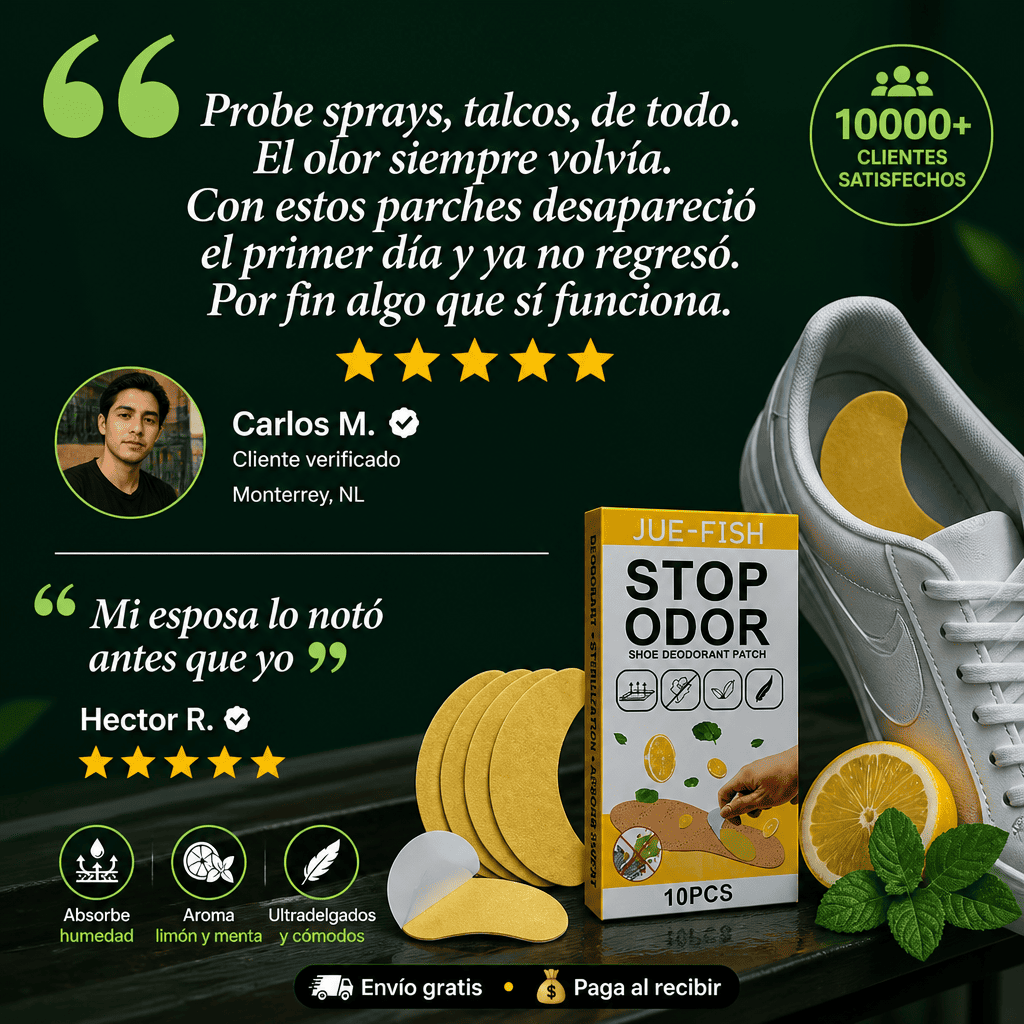 Fresk® | Parches Desodorantes Para Zapatos